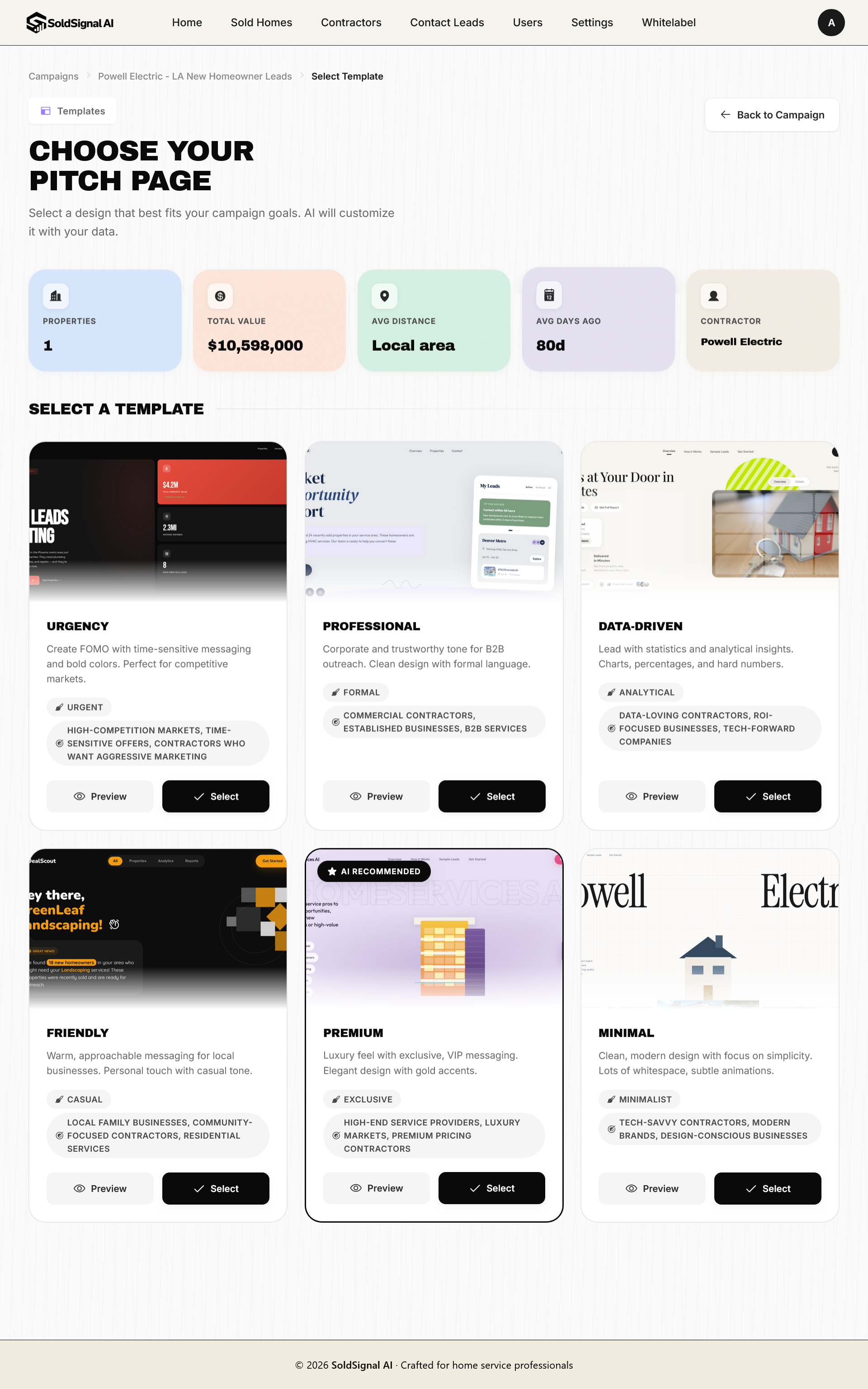 Pitch Page Templates