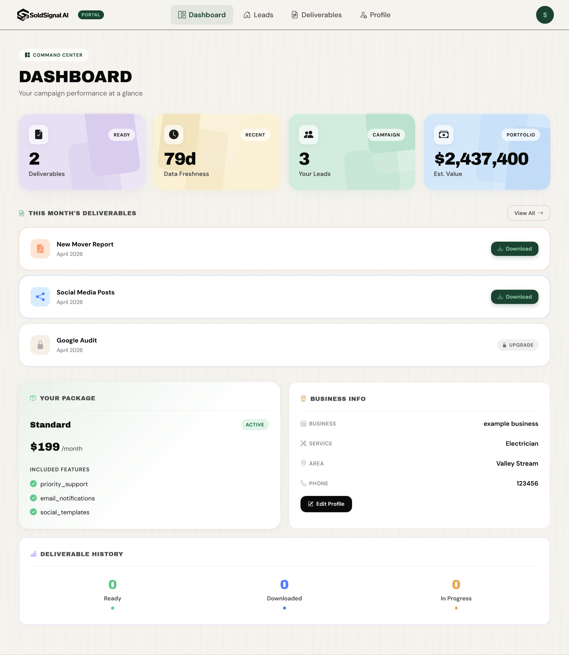 Contractor Portal